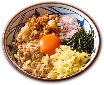 天かすがトッピングされたうどん