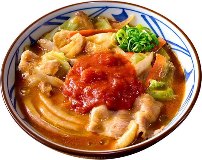 俺たちのトマト豚汁うどん