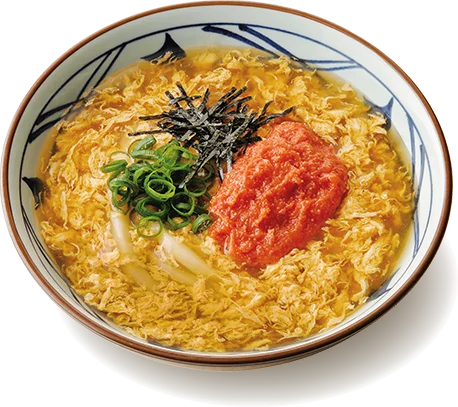 明太玉子あんかけうどん