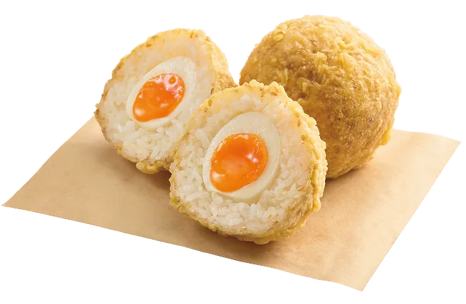 元気玉おむすび 半熟玉子入り