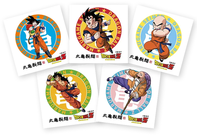 丸亀製麺×ドラゴンボールZオリジナルステッカー