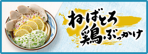 柑橘香るねばとろ鶏ぶっかけ