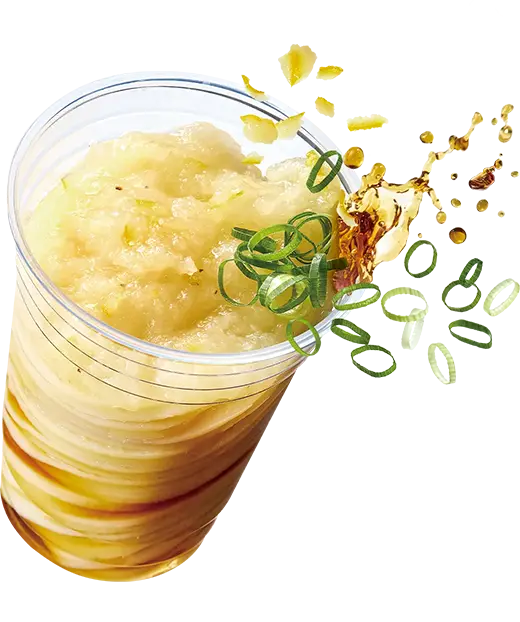 「期間限定」柚子香るレモンみぞれ シェイクうどん