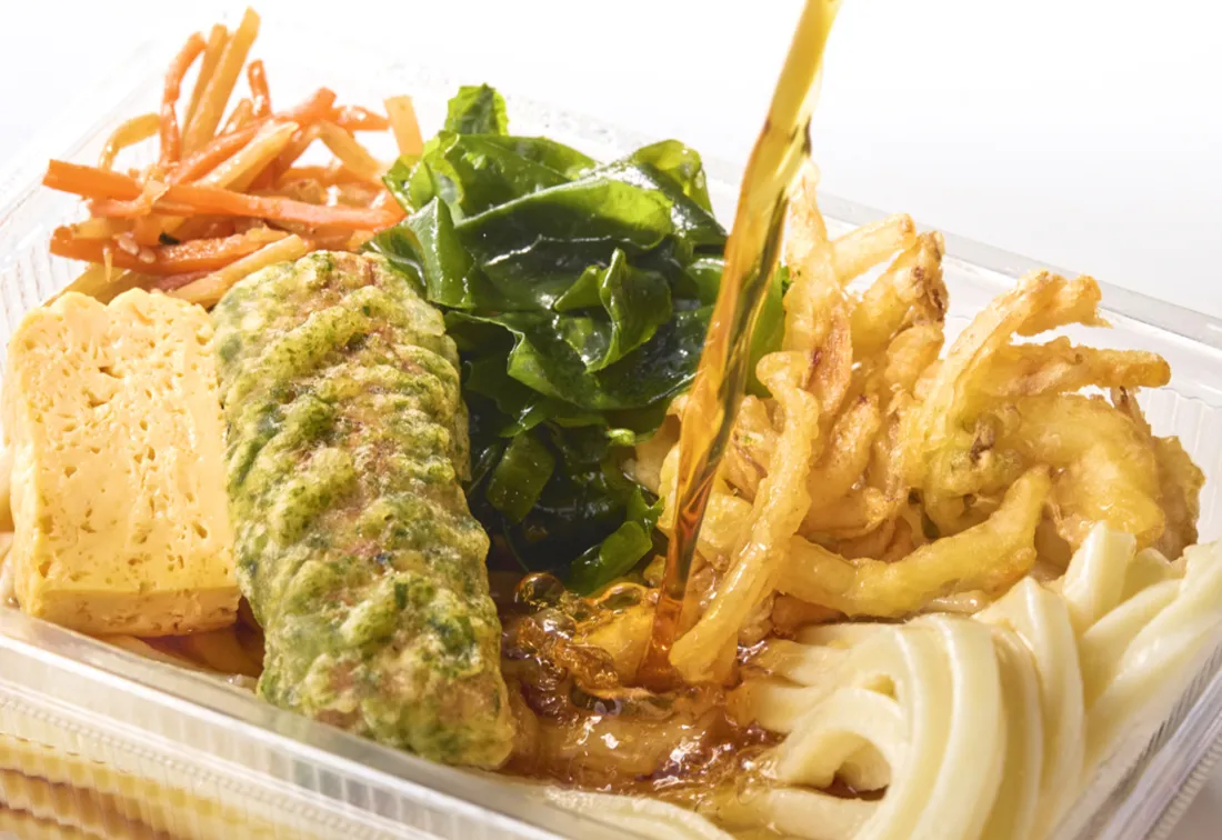 だしは食べる直前にかけて、できたてのおいしさを