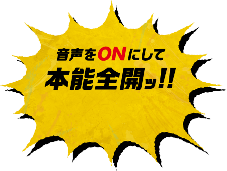 音声をONにして本能全開ッ!!