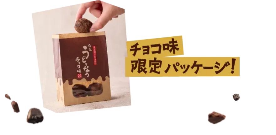チョコ味限定パッケージ！