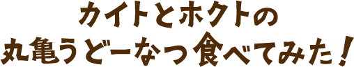 カイトとホクトの丸亀うどーなつ食べてみた!