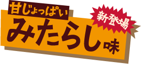 甘じょっぱい みたらし味 新登場！