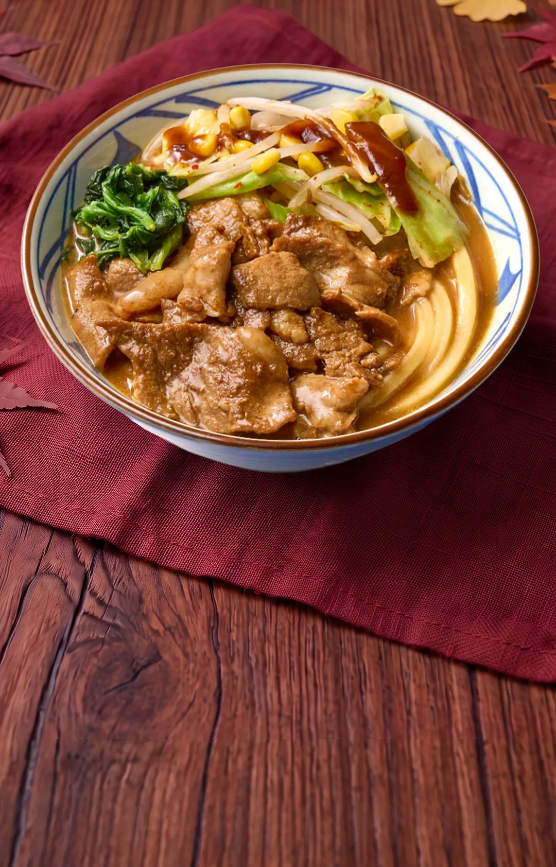 濃厚味噌だしうどん