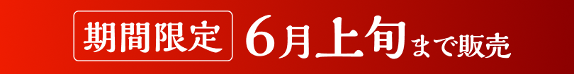 期間限定6月上旬まで販売