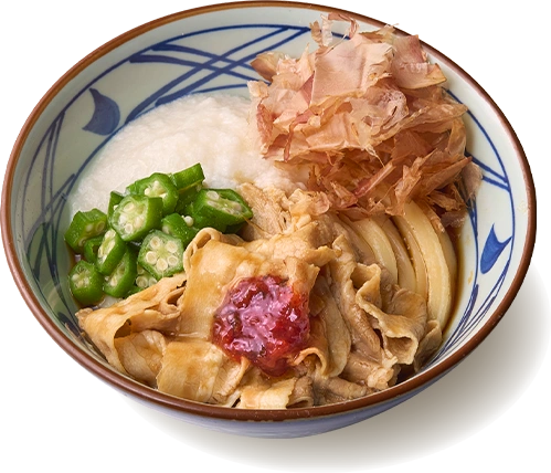 梅とろろ豚しゃぶぶっかけ