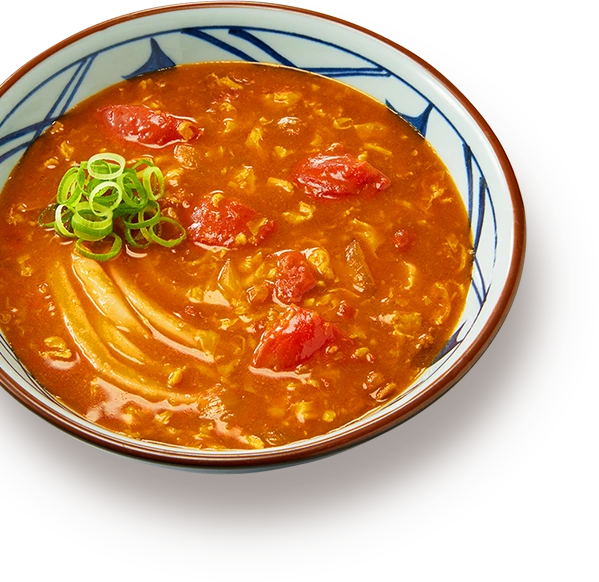トマたまカレーうどん