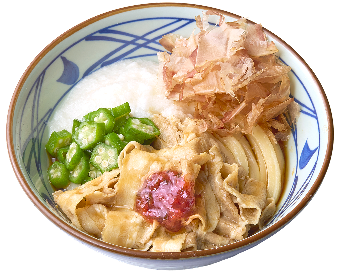 梅とろろ豚しゃぶぶっかけ