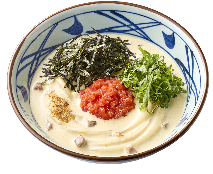 明太クリームうどん