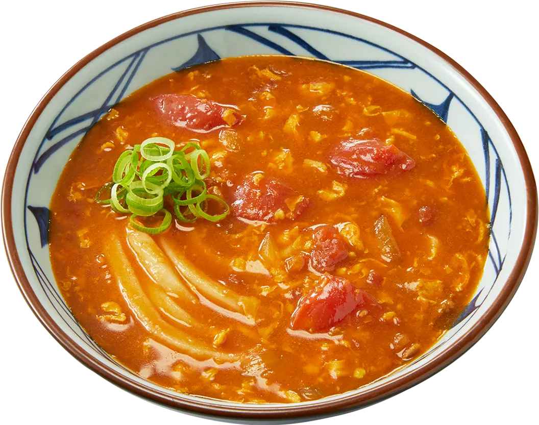 トマたまカレーうどん