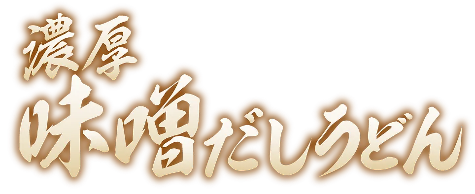 濃厚味噌だしうどん